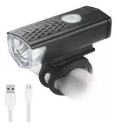 Imagen de Luz Frontal Bicicleta Con Control Negro