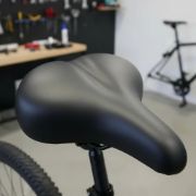 Imagen de Asiento Bicicleta Acolchonado Sbk C/reflectivo Negro