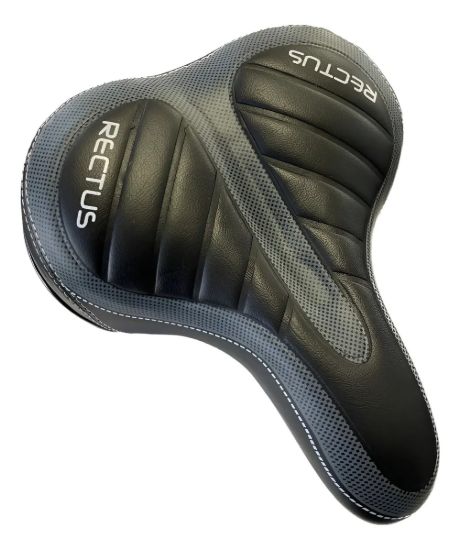 Imagen de Asiento Super Acolchonado Rectus Negro/gris Negro 24 Cm 20 Cm