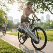 Imagen de Asiento Bicicleta Mtb + Cubre Asiento Polyfon Negro