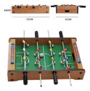 Imagen de Mini Metegol De Madera Juego De Mesa Futbol Niños Tablero Marrón