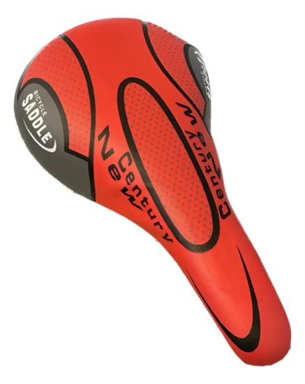 Imagen de Asiento Bicicleta Century New Rojo 28 Cm 17.5 Cm