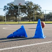 Imagen de Cono  Entrenamiento Ranurado 30cm Entrenamiento Fútbol - Azul