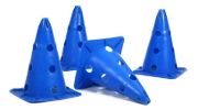 Imagen de Cono  Entrenamiento Ranurado 30cm Entrenamiento Fútbol - Azul