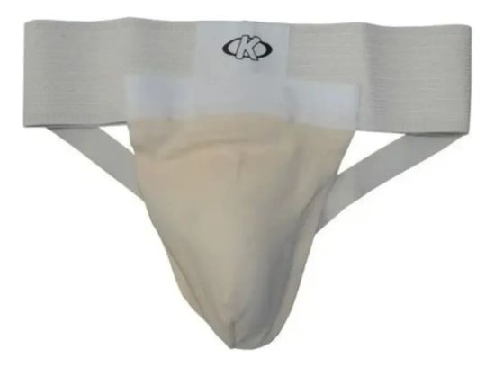 Imagen de Protector Inguinal Proteccion Taekwondo Karate - Blanco - XL
