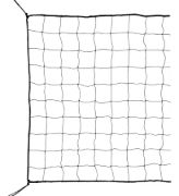 Imagen de Pelota Volley K Cosida + Red Volley Medida Oficial Gris