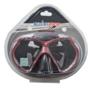 Imagen de Mascara Lente Buceo Snorkel Scuba Zone - Rojo