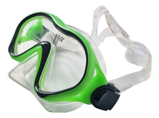 Imagen de Mascara Lente Buceo Snorkel Scuba Zone - Verde