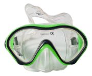 Imagen de Mascara Lente Buceo Snorkel Scuba Zone - Verde