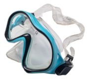 Imagen de Mascara Lente Buceo Snorkel Scuba Zone - Celeste