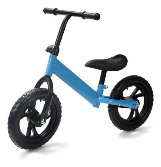 Imagen de Bicicleta Chivita De Niño Metal Sin Pedal 100 % Armadas - Celeste