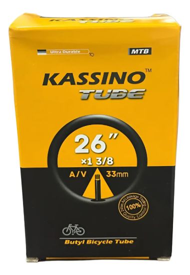 Imagen de Cámara  Bicicleta  26 3/8 A/v 33mm Excelente Calidad Schrader