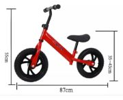 Imagen de Bicicleta Chivita De Niño Metal Sin Pedal 100 % Armadas - Rojo