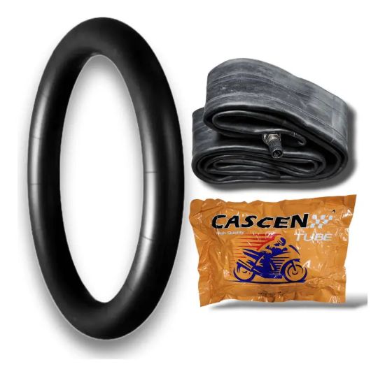 Imagen de Cámara Moto Cascen 110/90-16 Excelente Calidad Schrader Negro