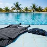 Imagen de Malla Natacion Enterito Para Dama Piscina + Accesorios - Negro - XXL