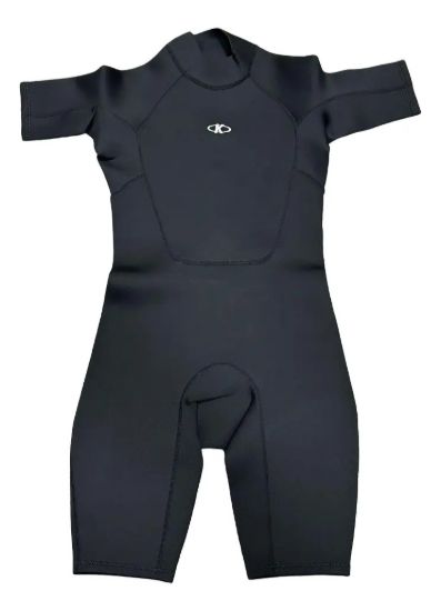 Imagen de Traje De Neopreno Corto Surf Natacion Buceo 3mm Unisex - Negro - 3 mm - L