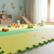 Imagen de Piso Tatami Goma Eva Encastrable 1x1m 2cm Demstore - Amarillo - Gránulos