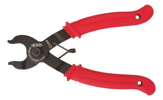 Imagen de Pinza Cierra Cadena Kmc Rojo