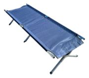 Imagen de Catre Cama Plegable Metálico Con Bolso P/ Camping Azul