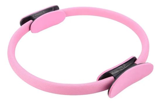 Imagen de Aro Anillo Flexible Pilates Yoga Fitness Equilibrio 37 Cm - Rosa