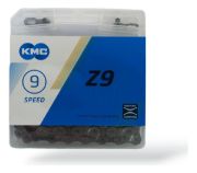 Imagen de Cadena Kmc Z9 Con Missing Link 9 Velocidades 116 Eslabones Plateado