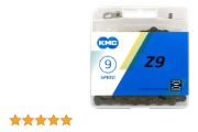 Imagen de Cadena Kmc Z9 Con Missing Link 9 Velocidades 116 Eslabones Plateado