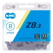 Imagen de Cadena Kmc Z8.3 Bicicleta 8 Velocidades 116 Eslabones Gris