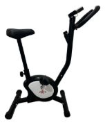 Imagen de Bicicleta Fija Estática Fitness Ergométrica Altura Regulable - Negro