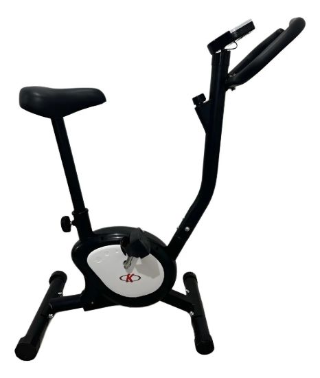 Imagen de Bicicleta Fija Estática Fitness Ergométrica Altura Regulable - Negro
