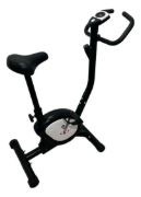 Imagen de Bicicleta Fija Estática Fitness Ergométrica Altura Regulable - Negro