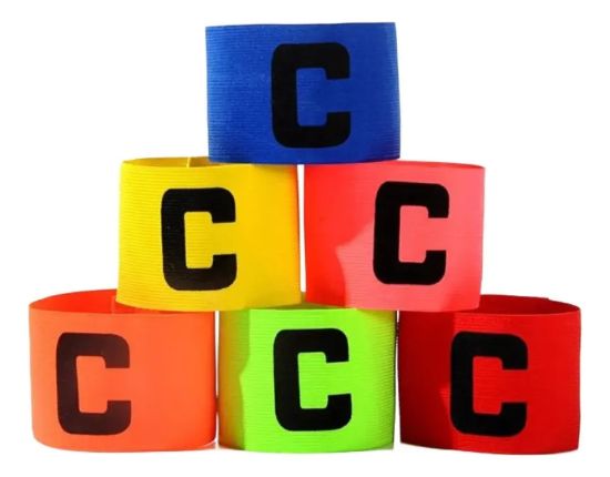 Imagen de Brazalete De Capitan Cinta Capitan Con Velcro - Amarillo