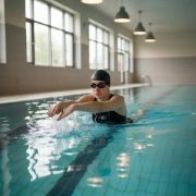 Imagen de Malla Natacion Piscina Lycra Forrada Anti Cloro + Accesorios - Negro - 3XL