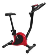 Imagen de Bicicleta Fija Estática Fitness Ergométrica Altura Regulable - Rojo