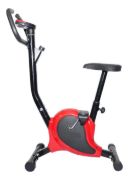 Imagen de Bicicleta Fija Estática Fitness Ergométrica Altura Regulable - Rojo