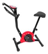 Imagen de Bicicleta Fija Estática Fitness Ergométrica Altura Regulable - Rojo