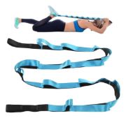 Imagen de Banda Flexibilidad Resistencia Correa Ballet Yoga Gimnasia Gris