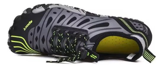 Imagen de Zapatilla Deportes Nauticos Calzado Agua Unisex Pro - Gris oscuro - Lisa - 37 UY