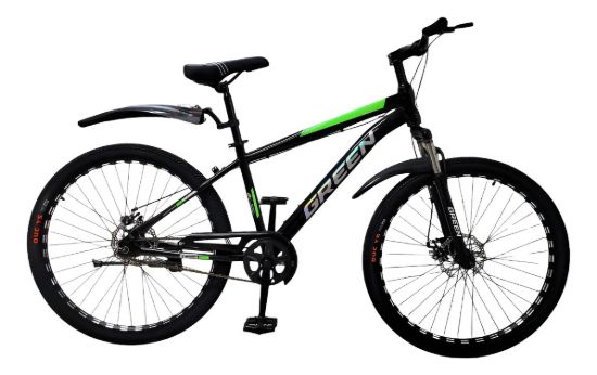 Imagen de Bicicleta Mtb R26 Acero S/cambio Green - Negro - 26 "