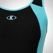 Imagen de Malla Natacion Piscina Lycra Forrada Anti Cloro + Accesorios - Turquesa - 10