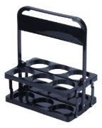Imagen de Portabotellas  + 6 Caramañolas 1 Lt Futbol Deportes - Negro