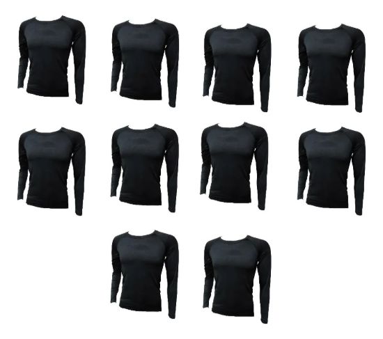 Imagen de Camiseta Térmica Larga Lycra Knex Sport X 10 Unidades