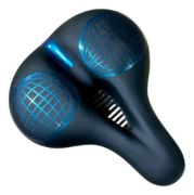 Imagen de Asiento Super Acolchonado Bicicleta + Luz Led Negro 2.6 Cm 2.1 Cm