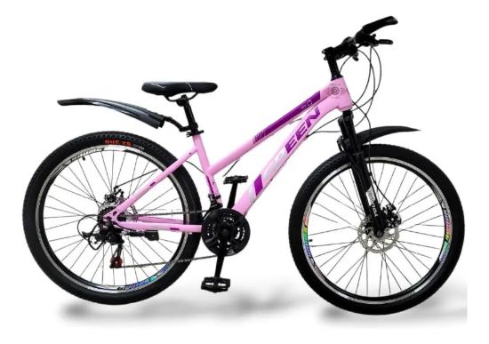 Imagen de Bicicleta Joven Mtb R26 De Acero Green - Rosa - 26 "