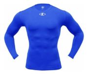 Imagen de Camiseta Térmica Larga Lycra Knex Sport X 3 Unidades - Azul - XXS