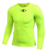Imagen de Camiseta Térmica Larga Lycra Knex Sport X 3 Unidades - FLUO - L