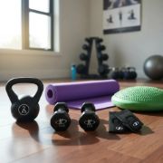 Imagen de Kit Set De Entrenamiento Pilates Fitness Ejercicio N8 Negro