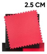 Imagen de Piso Tatami Goma Eva Encastrable 1x1m 2,5cm Dmstore - Rojo - Gránulos