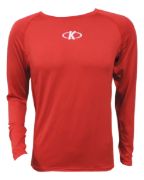 Imagen de Camiseta Térmica Larga Knex Sport Adulto Hombre + Guante - Rojo - XL