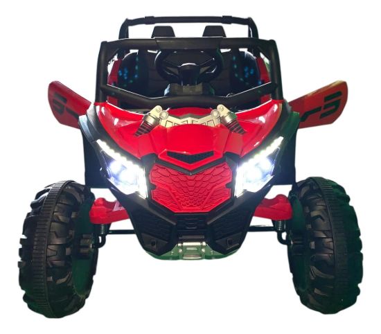 Imagen de Auto Eléctrico Infantil  Buggy 12v 2 Motores Bluetooth Luces Rojo