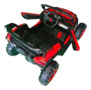 Imagen de Auto Eléctrico Infantil  Buggy 12v 2 Motores Bluetooth Luces Rojo